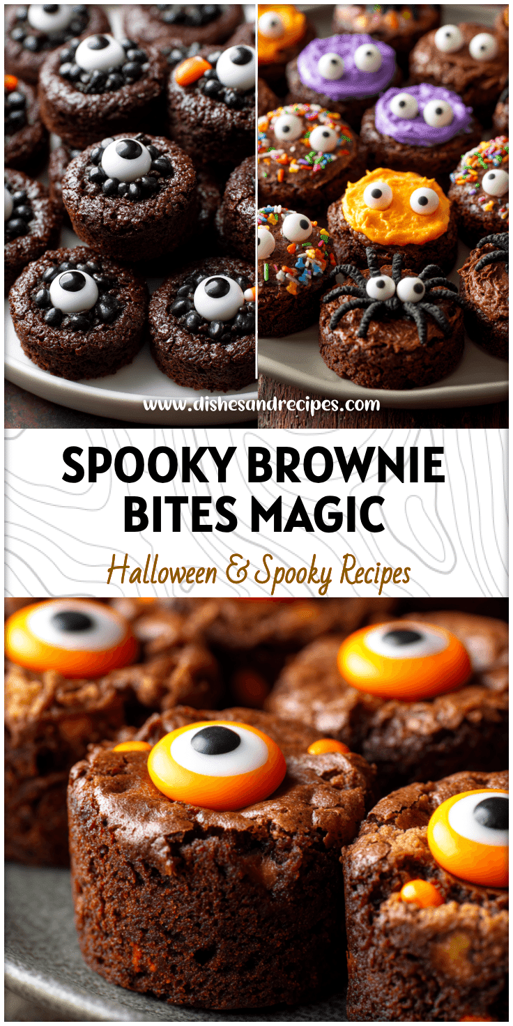 Spooky Halloween Brownie Bites – Easy Homemade Dessert Idea